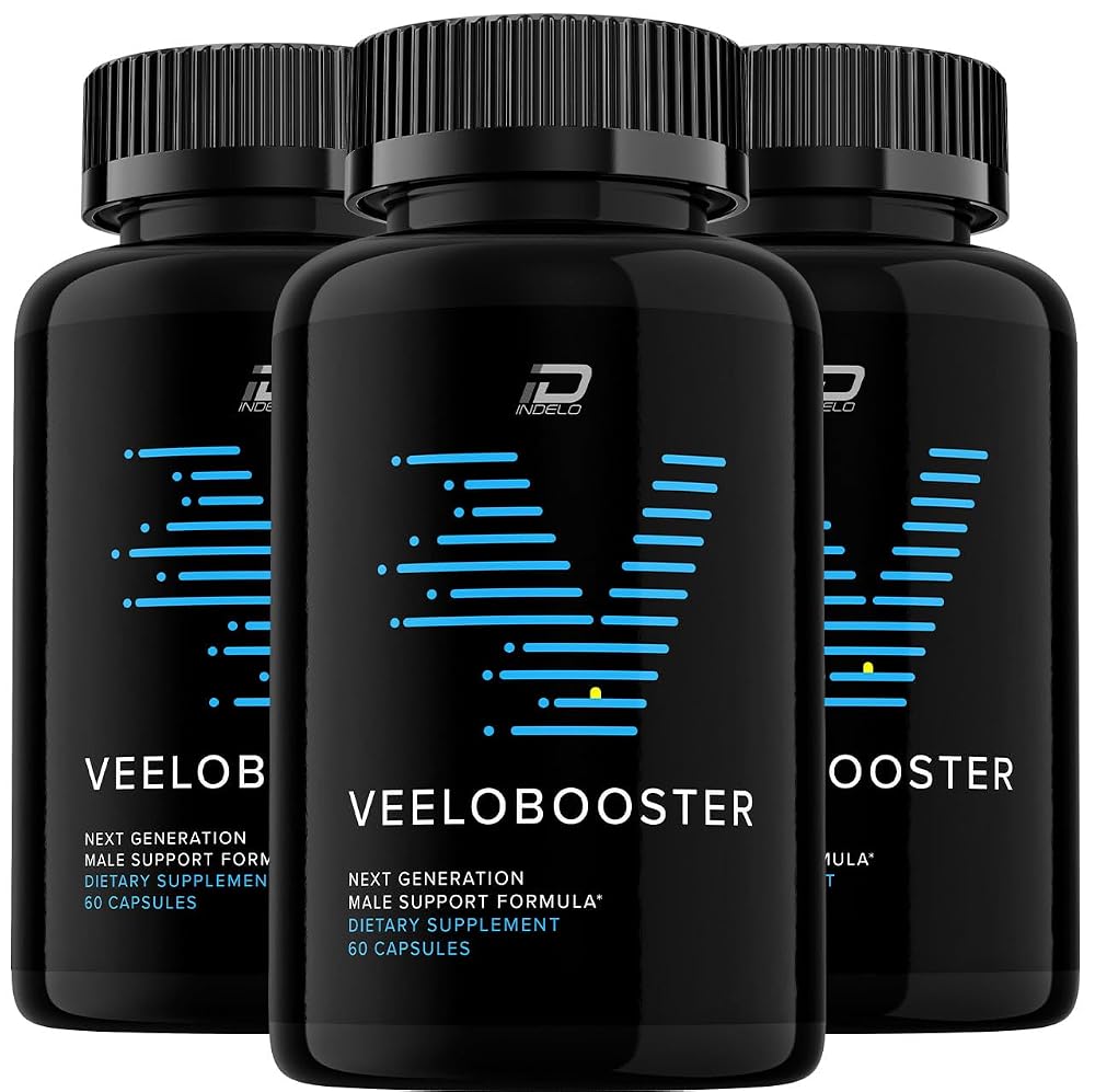 Indelo VeeloBooster Male Support Capsules for Energy - 180 Capsules