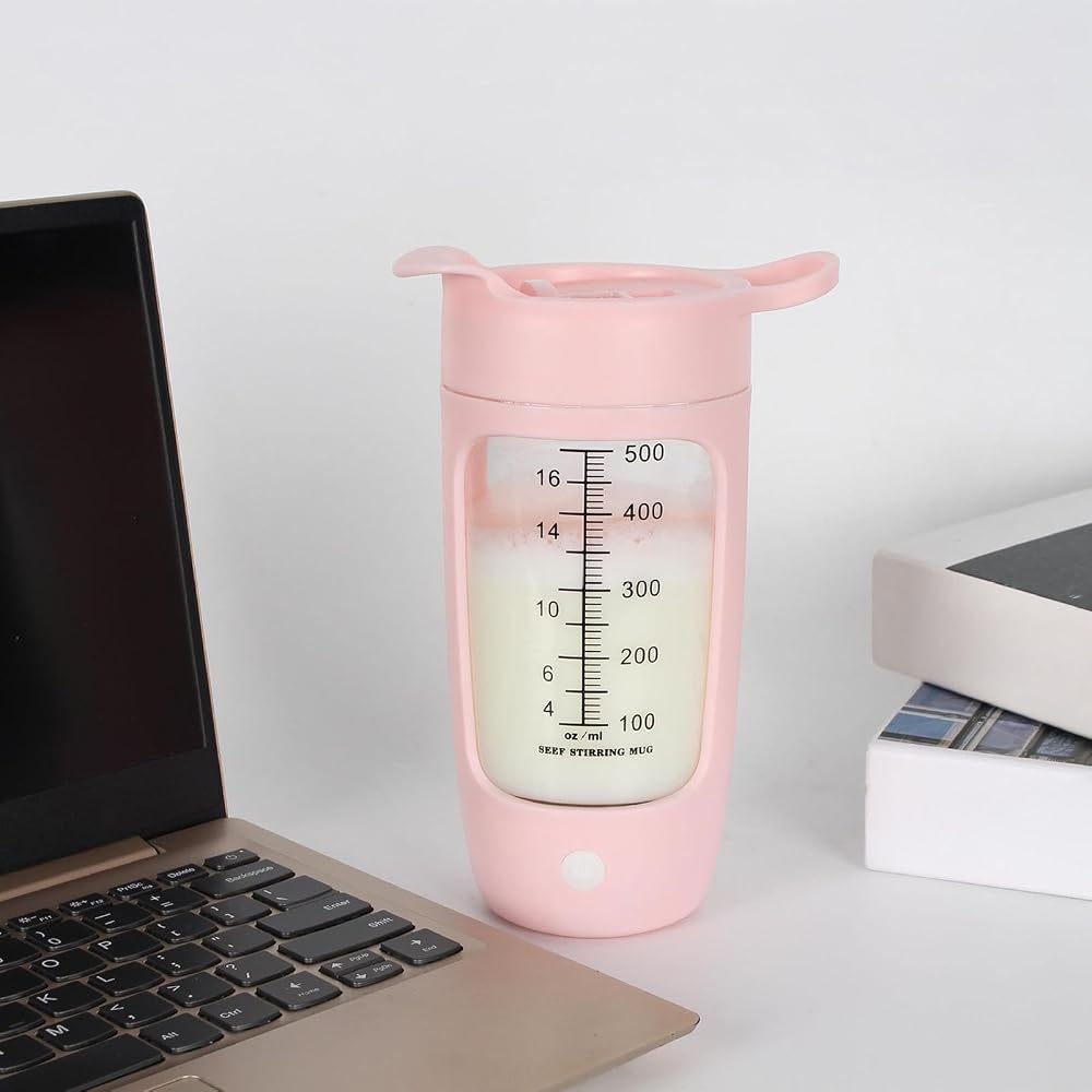 Nuytghr Protein Shake Mixer Mixer Cup Shaker Cups USB Rechargeable