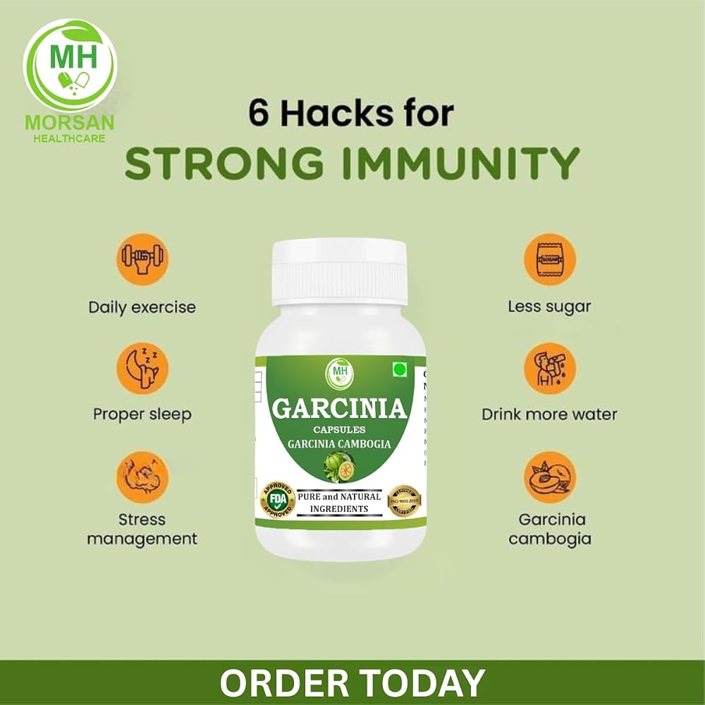 Morsan Healthcare Garcinia Cambogia 500 mg - 60 Vegetarian Capsules - image 4