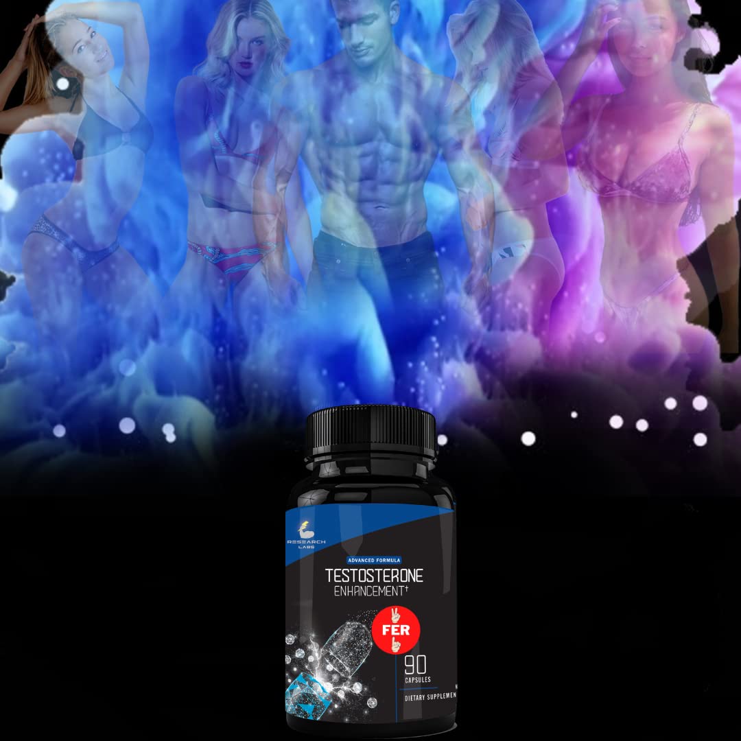 Research Labs Testosterone Booster with Tribulus & Tongkat Ali - 180 Capsules - image 4