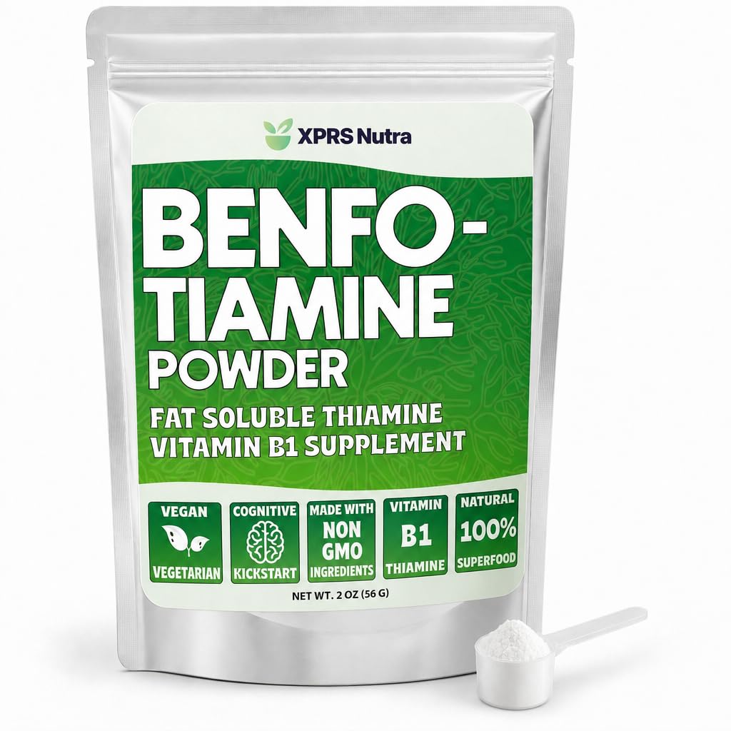XPRS Nutra Benfotiamine Powder Vitamin B1 - 2 Ounce
