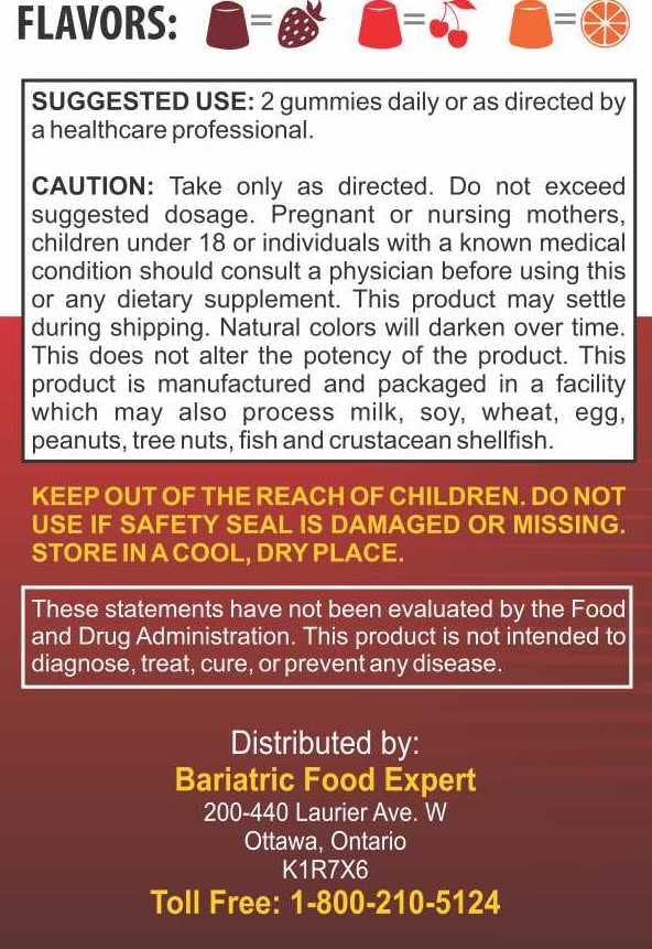 Bariatric Food Expert Multivitamin Gummies - 90 Count - image 4