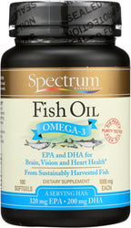 Spectrum Essentials Fish Oil 1000 mg - 200 Softgels