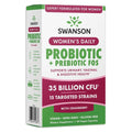 Swanson Women's Daily Probiotic with Prebiotic FOS - 60 Capsules