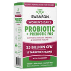 Swanson Women's Daily Probiotic with Prebiotic FOS - 60 Capsules