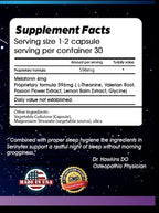 Serinytex Sleep Support for Adults with L-Theanine - 60 Vegetarian Capsules - image 6