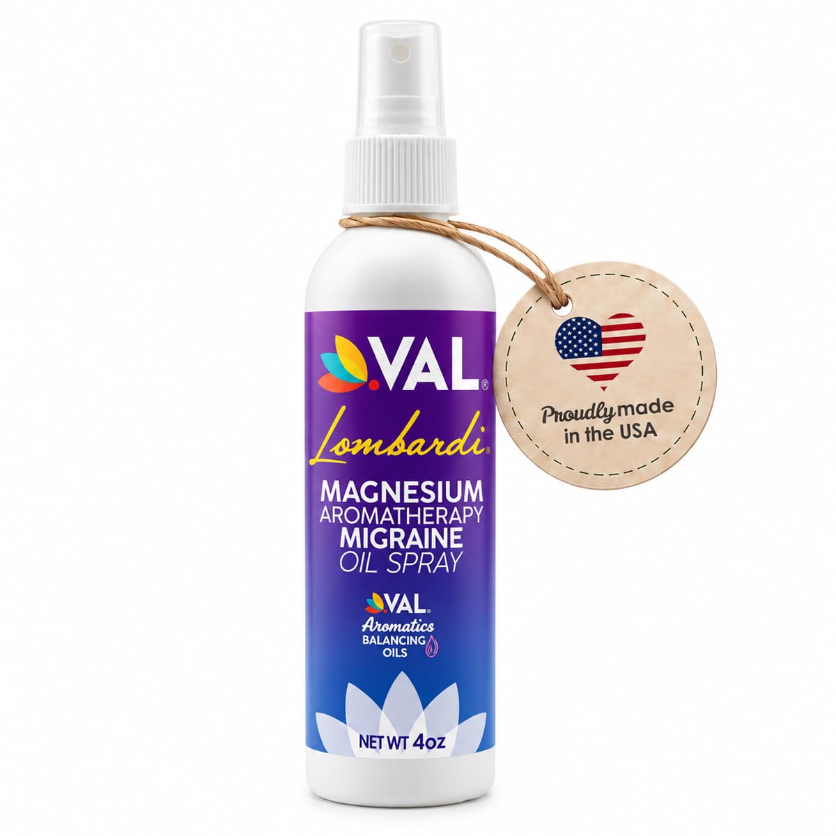 VAL Lombardi Magnesium Aromatherapy Spray - 4 oz