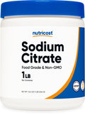 Nutricost Sodium Citrate Powder Food Grade - 1 LB