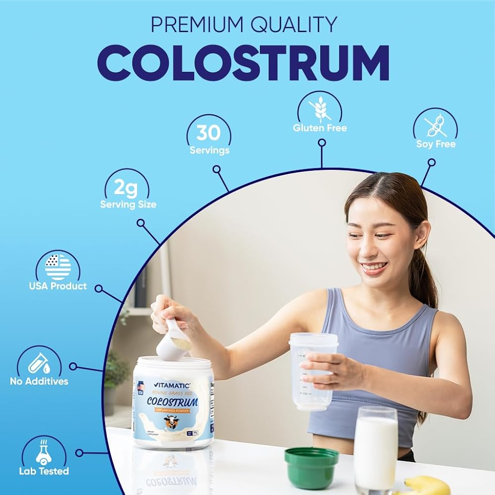 Vitamatic Bovine Colostrum 30% IgG Powder - 60 Grams - image 5