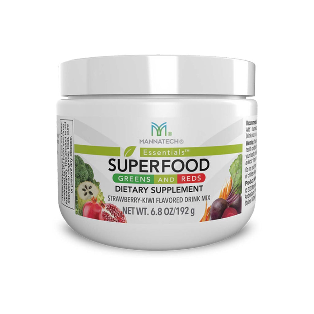 Mannatech SUPERFOOD Greens & Reds Strawberry Kiwi Powder - 192g