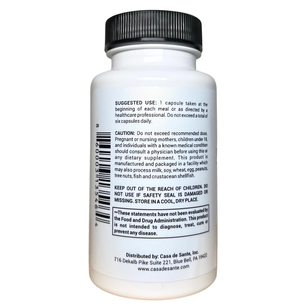 Casa de Sante FODMAP Digestive Enzymes 18-Enzyme - 60 Capsules - image 2