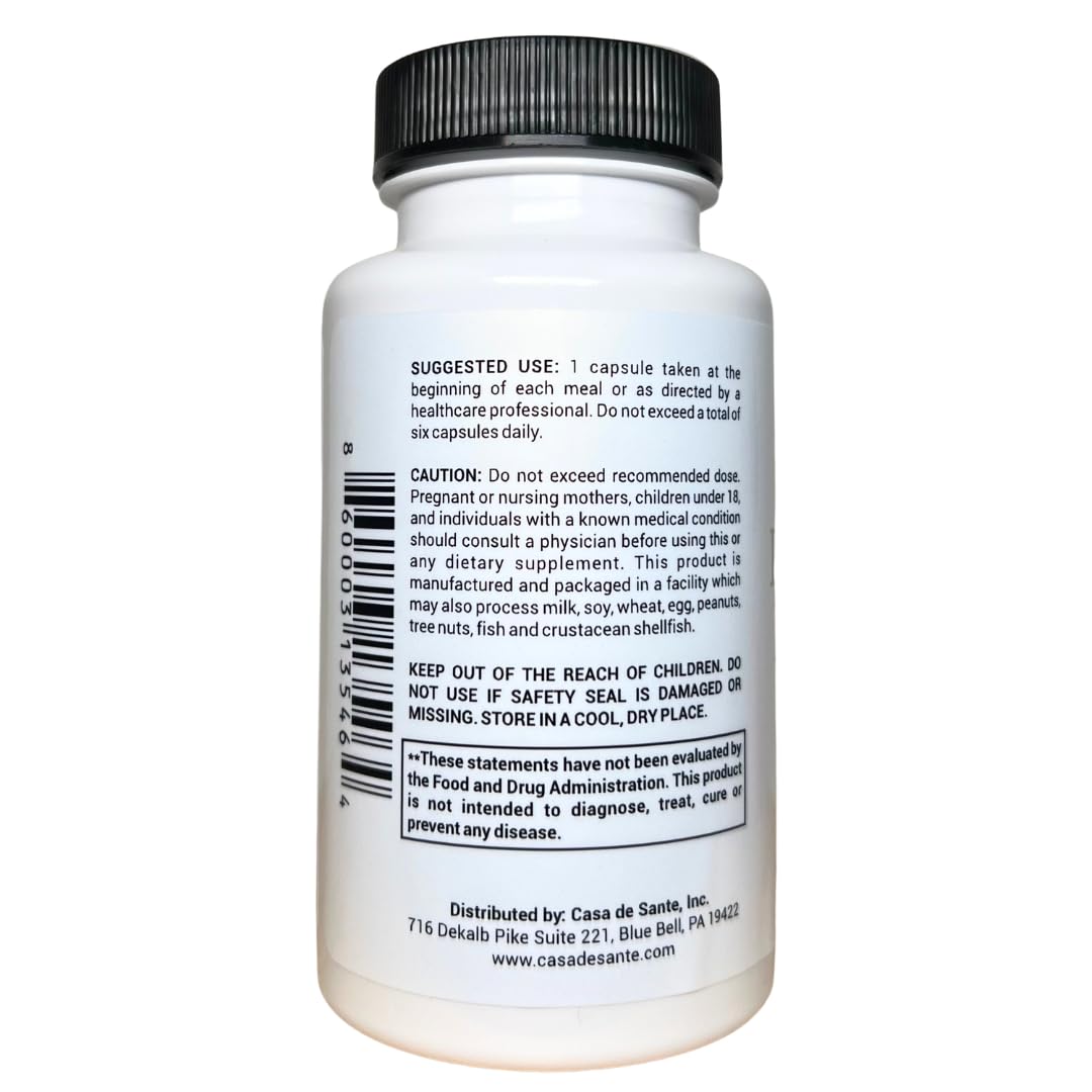 Casa de Sante FODMAP Digestive Enzymes 18-Enzyme - 60 Capsules - image 2