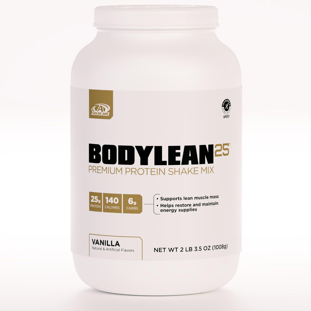 AdvoCare BodyLean25 Whey Protein Isolate Powder Vanilla - 36.5 oz