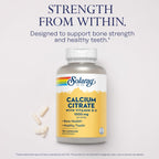 SOLARAY Capsule Calcium Citrate Bone Strength,Healthy Teeth 1000Mg