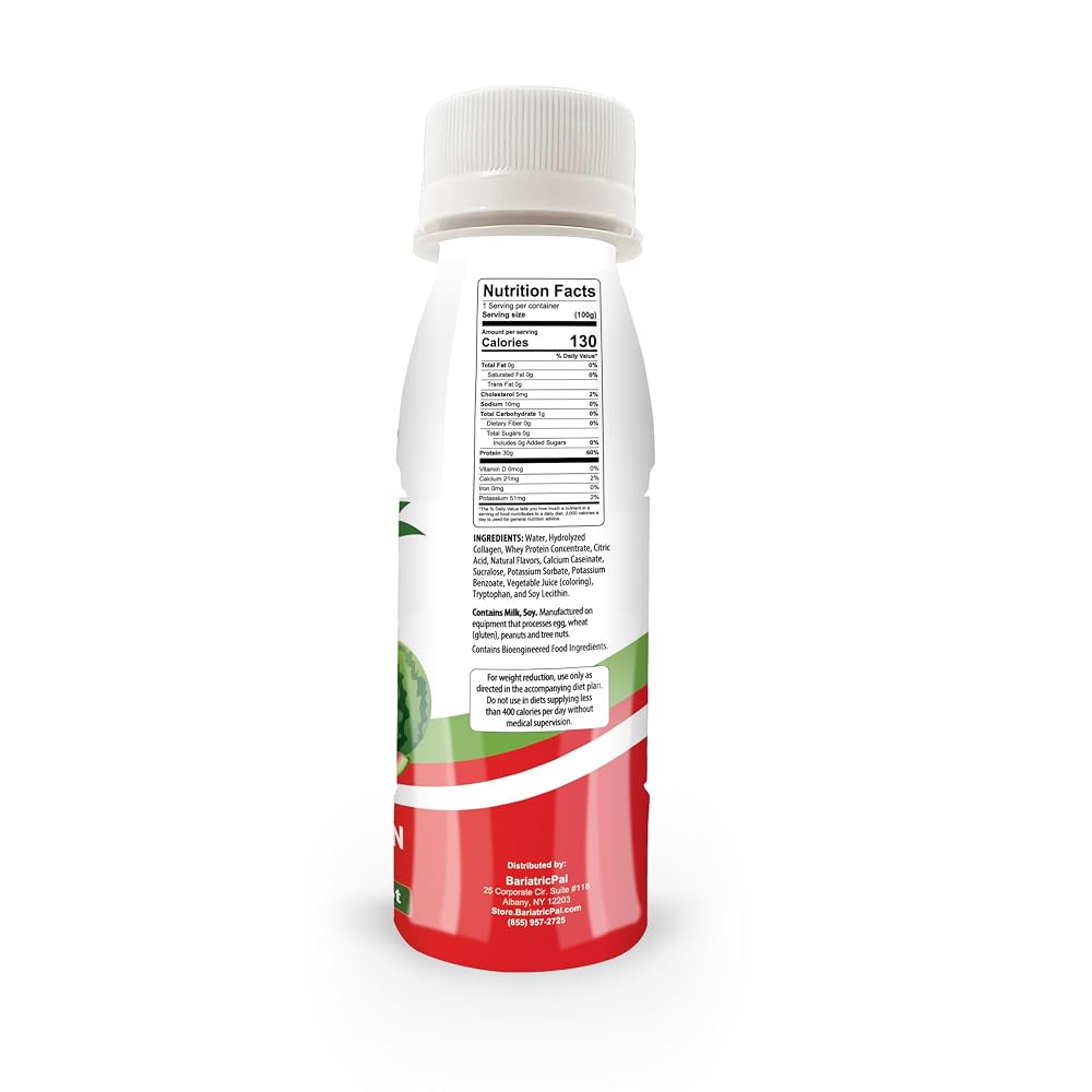 BariatricPal 30g Whey Protein & Collagen Power Pro Shots Watermelon - 6 Pack - image 3