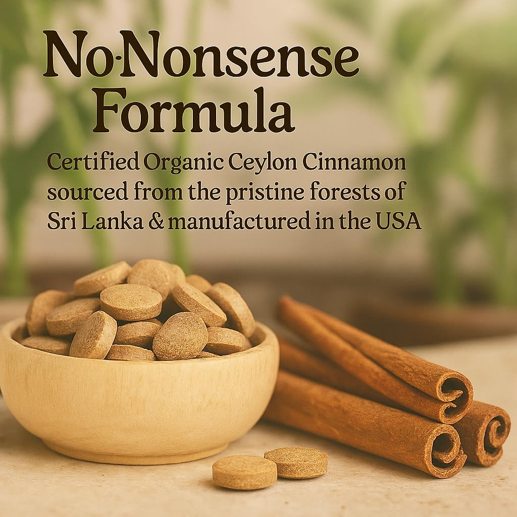 Me First Living Ceylon Cinnamon 1000mg Metabolism Support - 60 Tablets - image 2