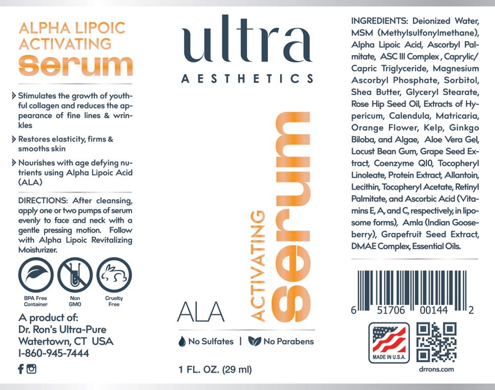 Ultra Aesthetics Alpha Lipoic Activating Serum - 1 oz - image 2
