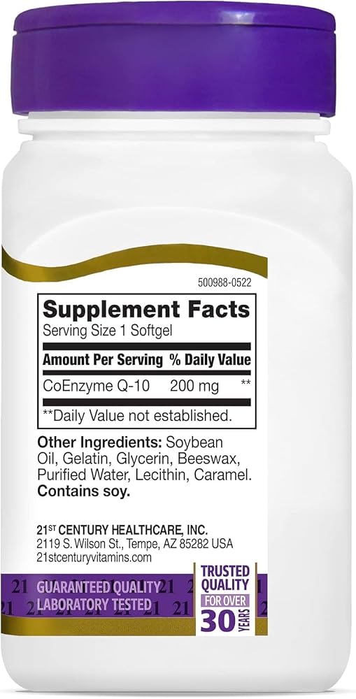 21st Century Co Q-10 200 mg Softgels Extra Strength - 270 Count - image 2