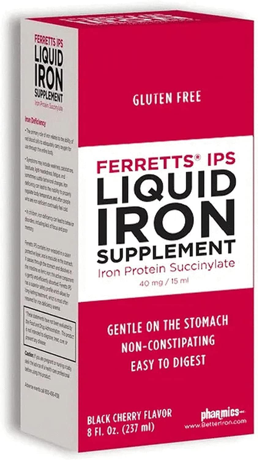 Ferretts IPS Liquid Iron Supplement - Pack of 6