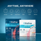 DripDrop Hydration Packets - Single Serve Electrolytes Powder Drink