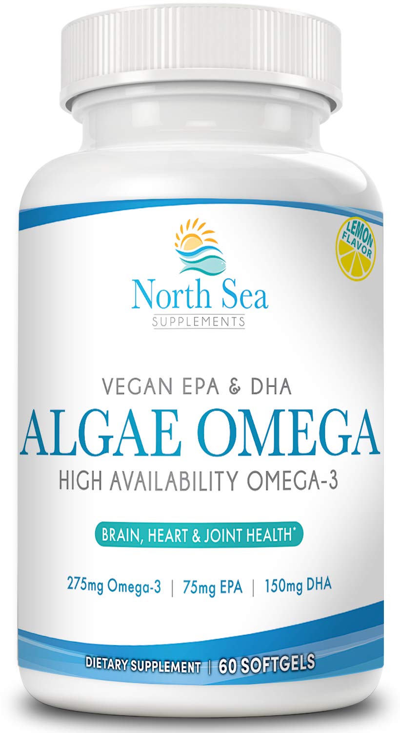 North Sea Supplements Vegan Algae Omega-3 - 60 Softgels