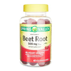 IKJ Beetroot Dietary Supplement Gummies, Cherry, 500 mg - 60 Count