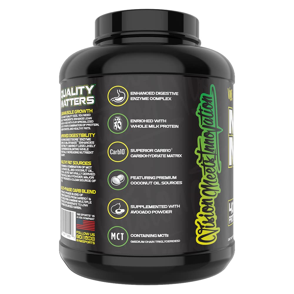 VMI Sports Major Mass Lean Mass Gainer - 4 Pounds - image 2