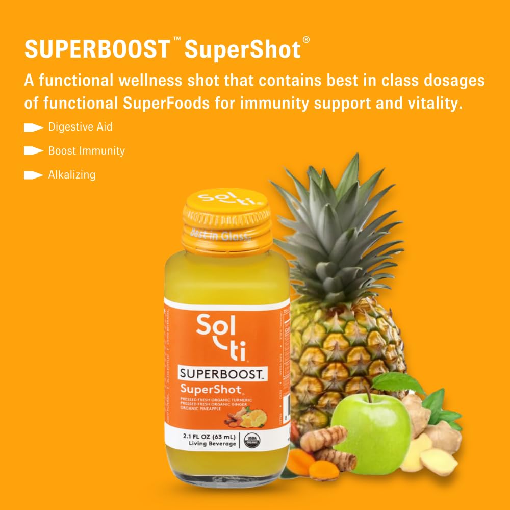 Sol-ti Organic SuperBoost SuperShot Whole Body Support - 12 Pack - image 2