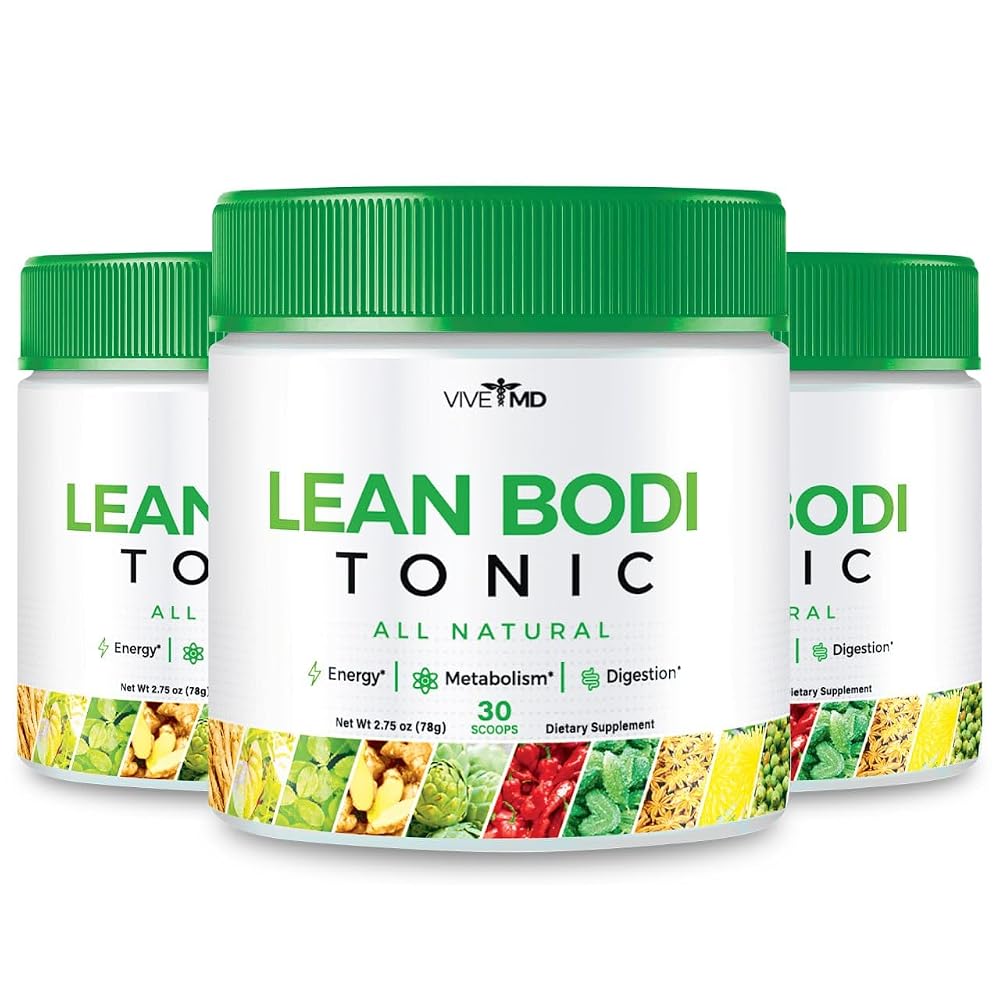 VIVE MD Nagano Lean Bodi Tonic Powder with BCAA - 3 Pack