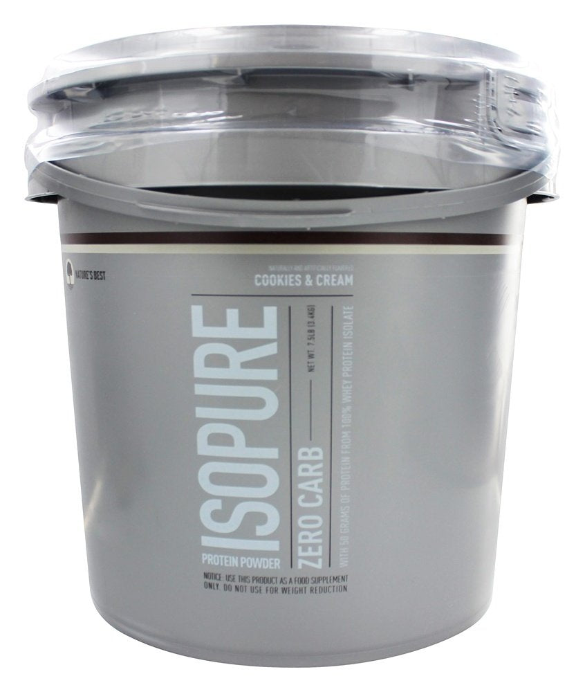 Nature's Best Zero Carb Isopure Whey Protein Cookies & Cream - 120 oz