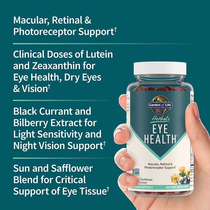Garden of Life Herbals Eye Health Supplement with Lutein - 30 Softgels - image 3