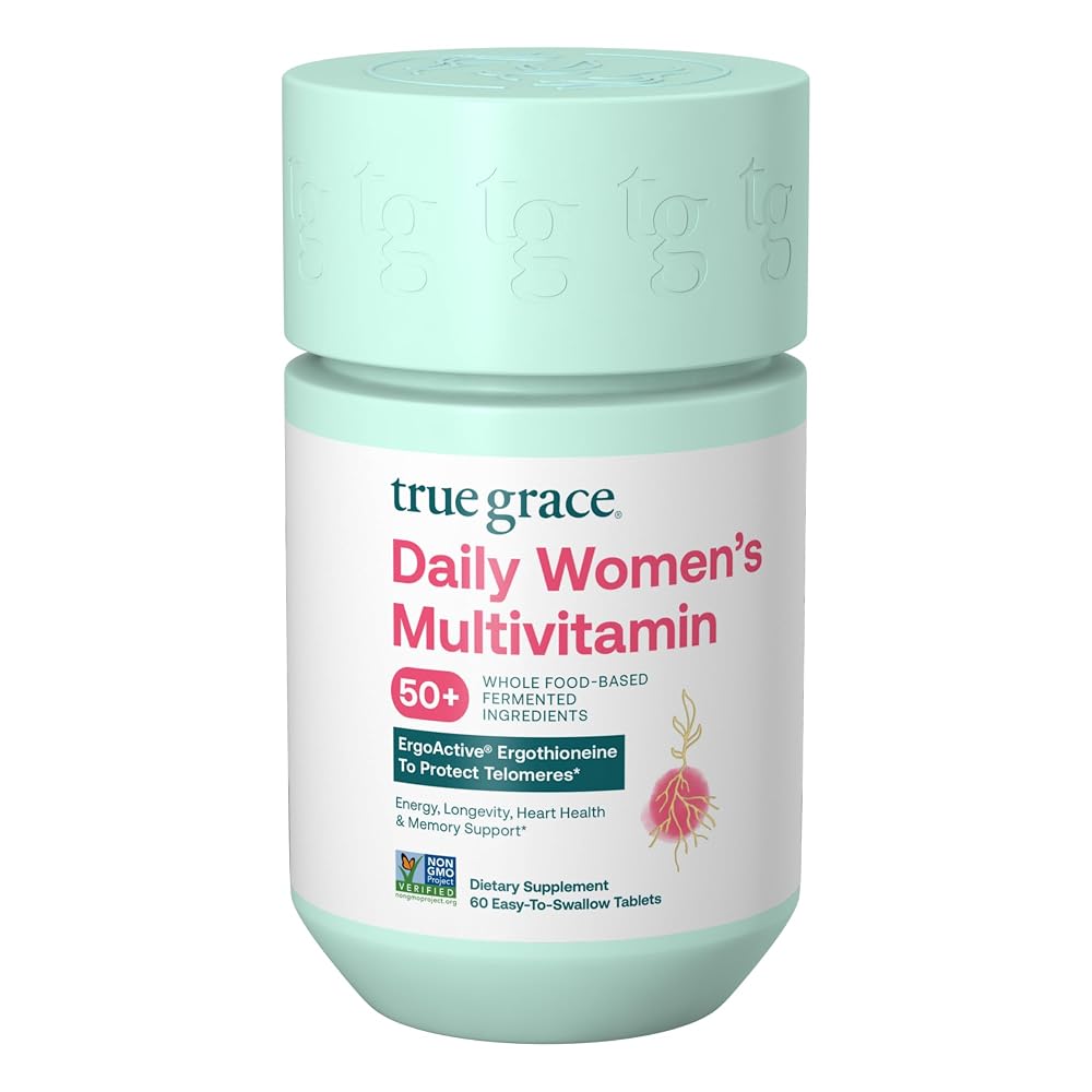 True Grace Daily Women’s Multivitamin 50+ - 60 Easy-to-Swallow