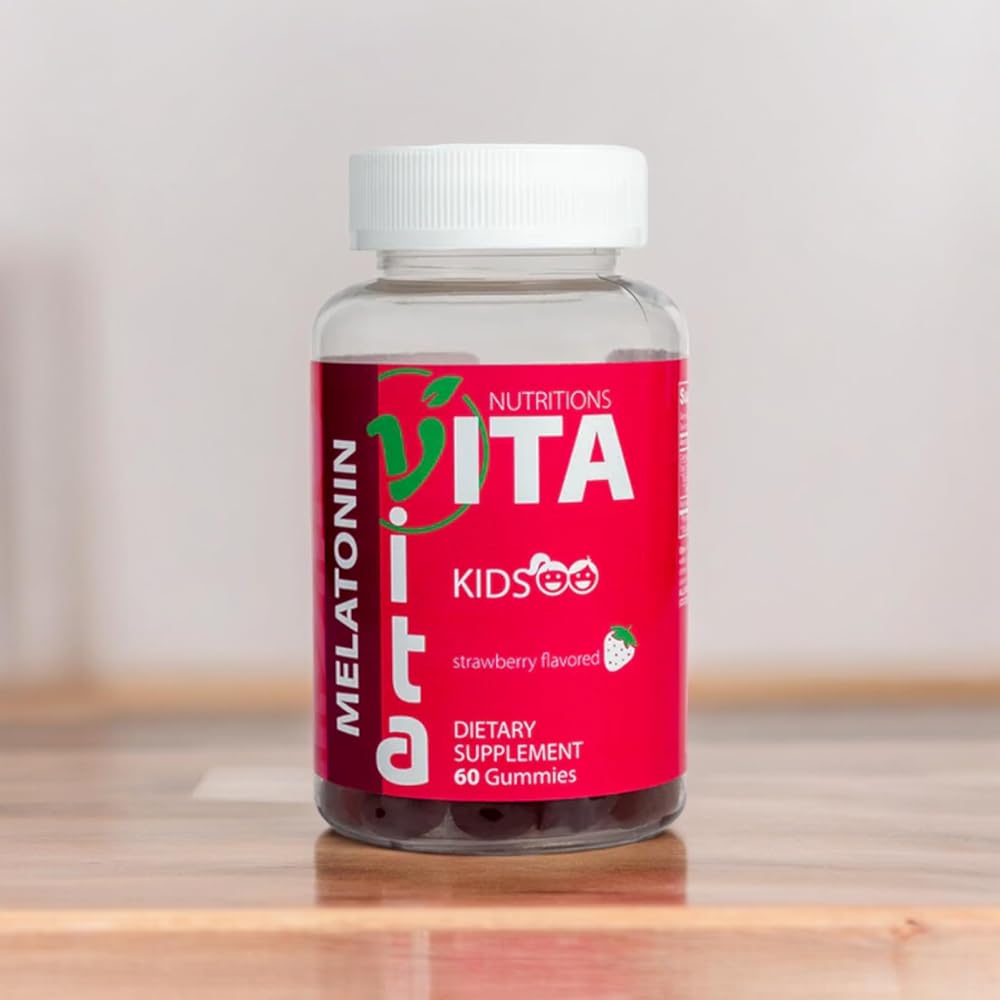 VitaVita Nutritions Melatonin Kids Strawberry Gummies - 60 Count - image 2