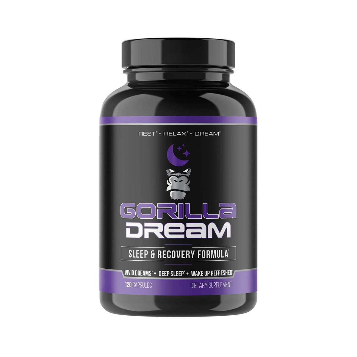 Gorilla Mind Dream Sleep & Recovery Supplement - 120 Capsules