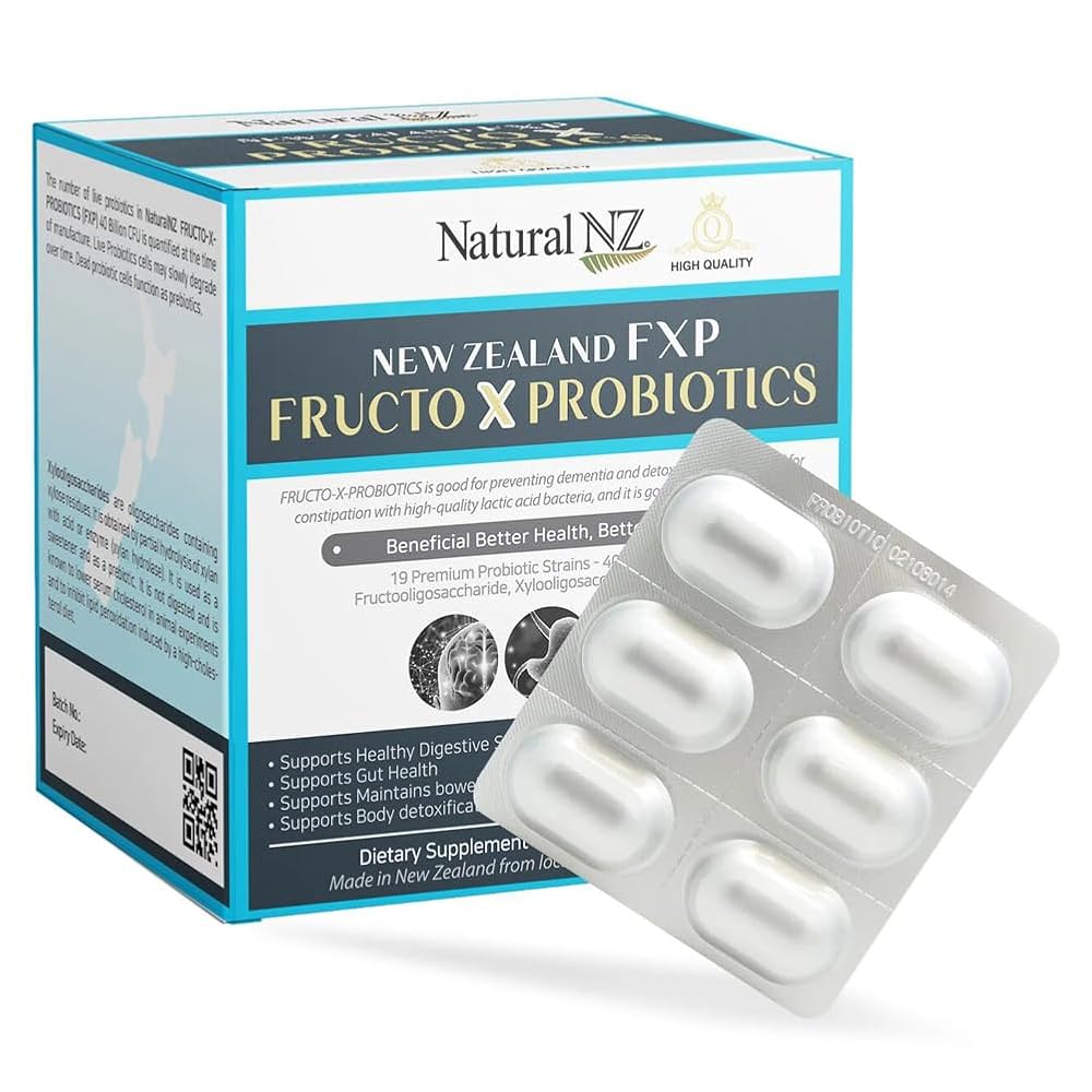 Natural NZ Fructo X Probiotics 40 Billion - 60 Vegetarian Capsules - image 6