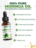 PURA VIDA MORINGA Organic Moringa Seed Oil - 2 Fl Oz - image 2