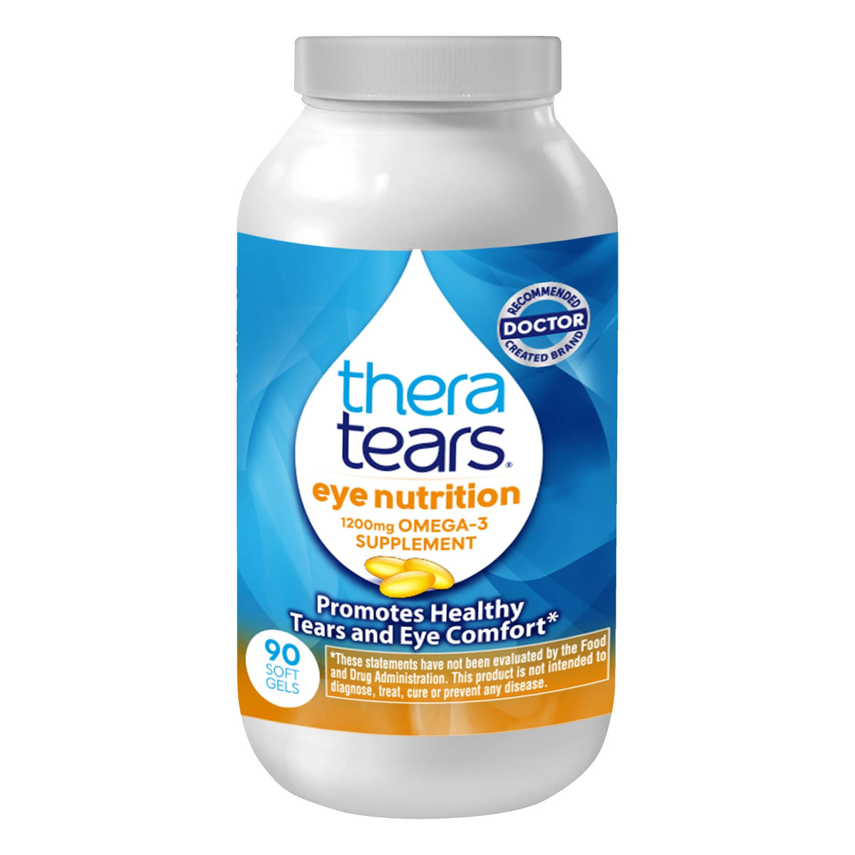 TheraTears Omega 3 Eye Care Supplement - 90 Softgels
