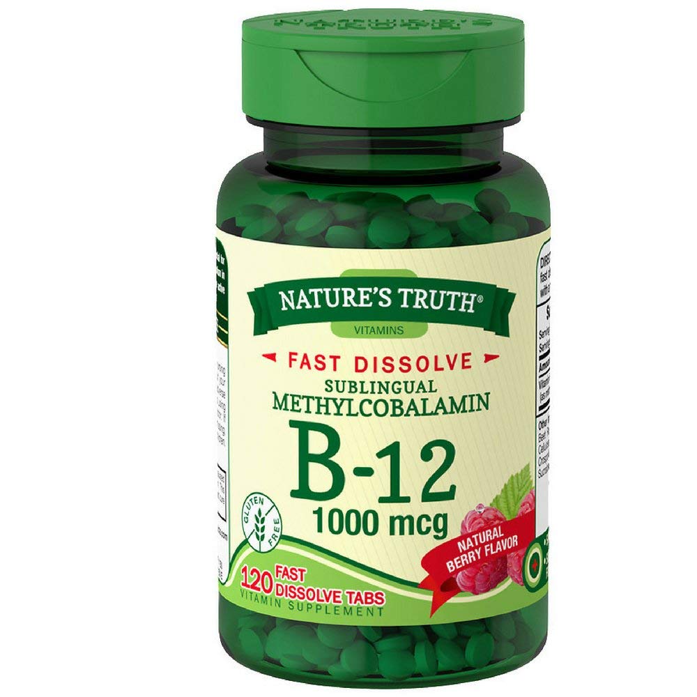 Nature's Truth Vitamin B-12 1000 mcg Fast Dissolve Tablets - 240 Count