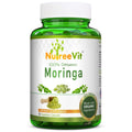 NutreeVit 100% Organic Moringa Capsules - 60 Count