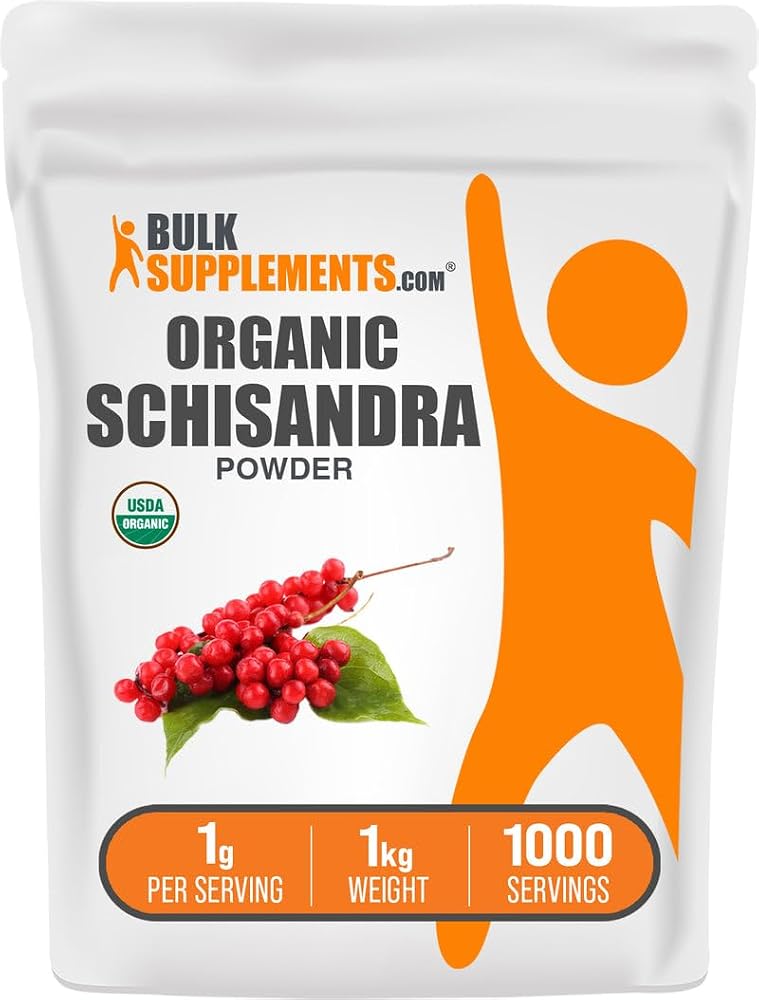 BulkSupplements Organic Schisandra Powder - 1kg