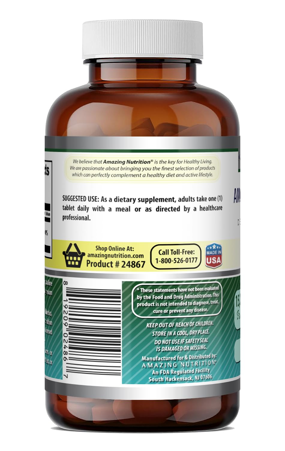 Amazing Nutrition Biotin 15000 mcg - 120 Tablets - image 5