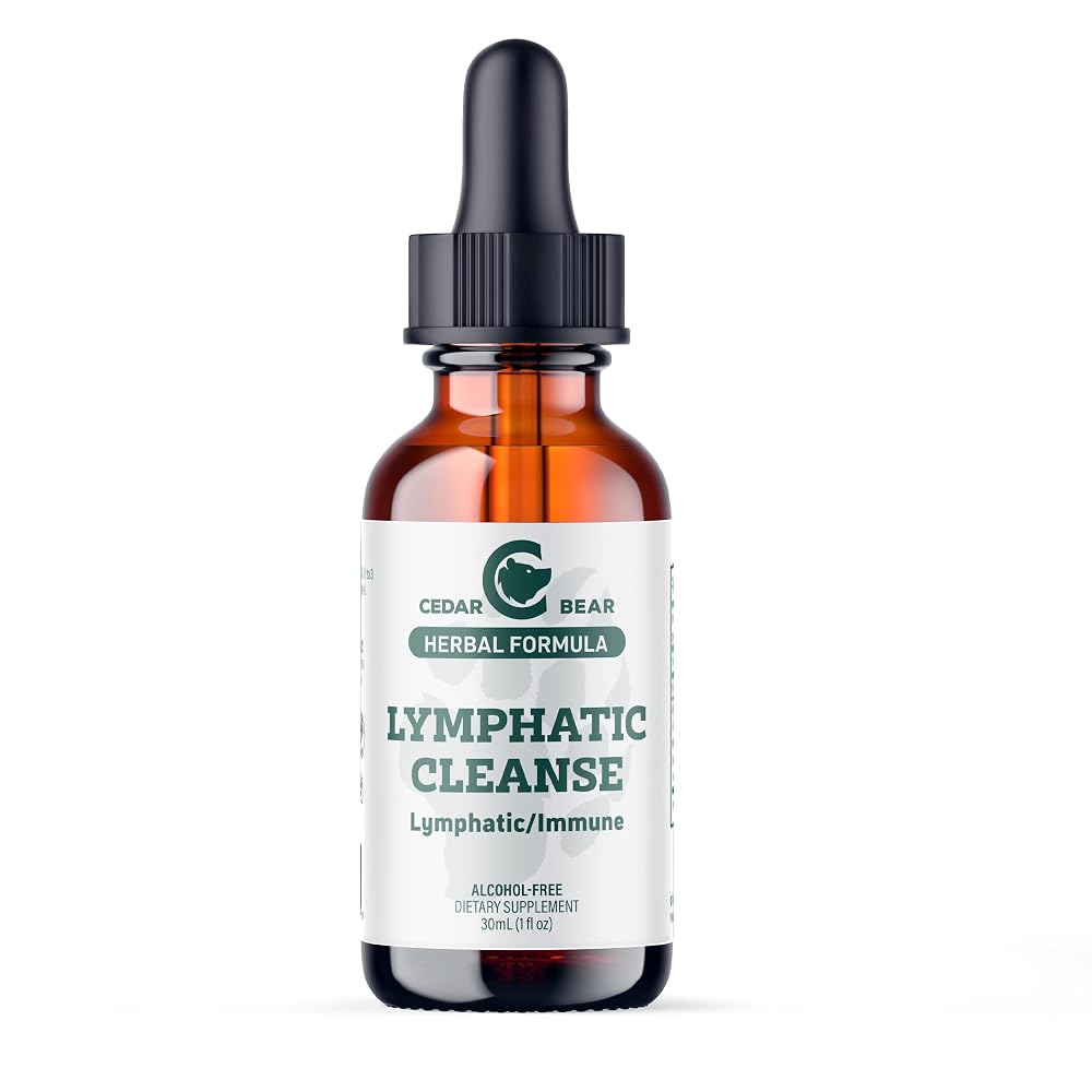 Cedar Bear Naturales Lymphatic Cleanse Adult Liquid Herbal Supplement - 1 Fl Oz