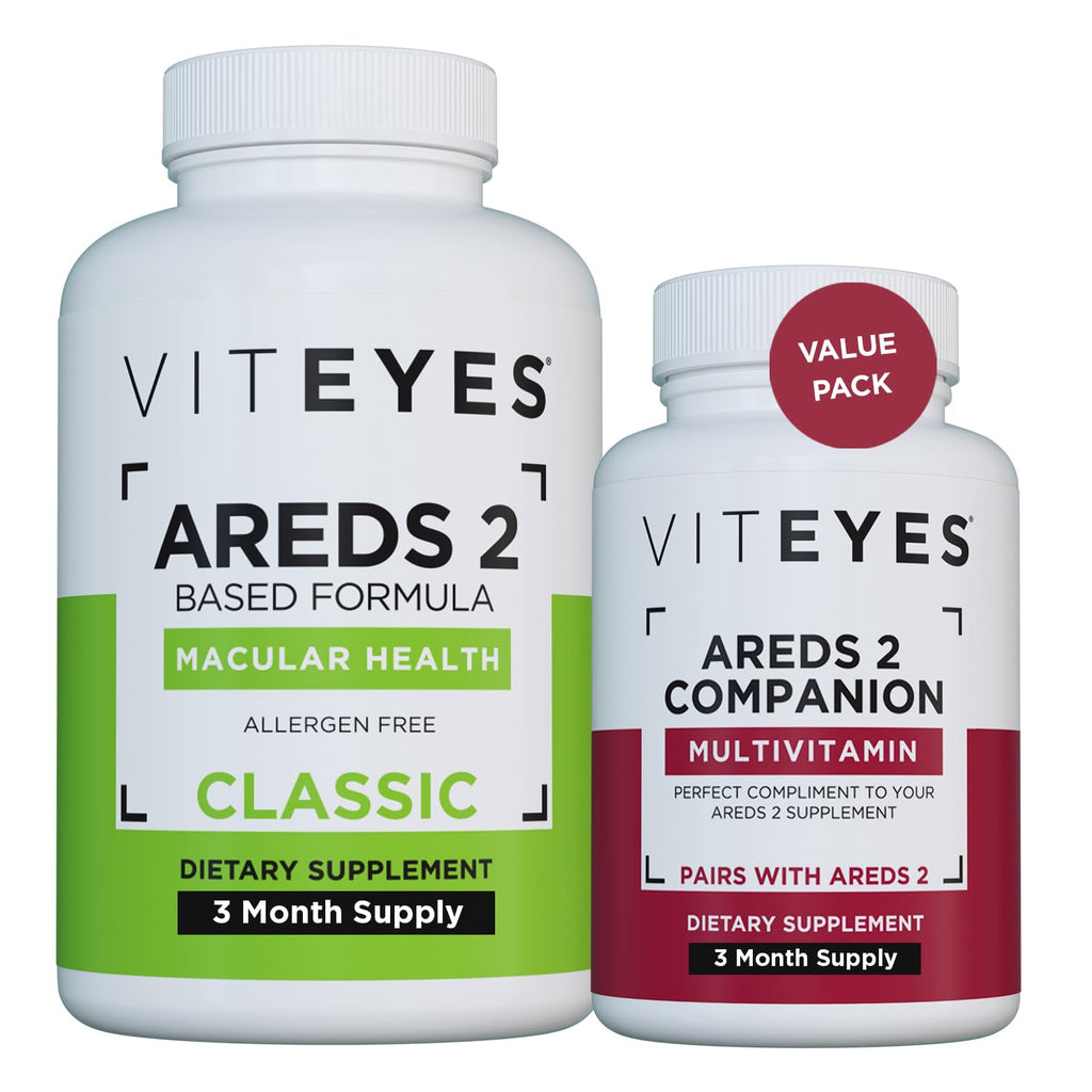 Viteyes AREDS 2 Capsules and Companion Multivitamin - 3 Month Supply
