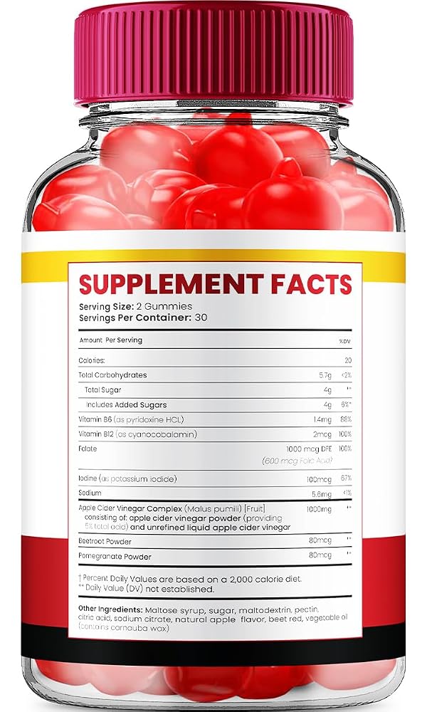 Indelo Slim Spark ACV Gummies with Vitamin B12 - 120 Gummies - image 2