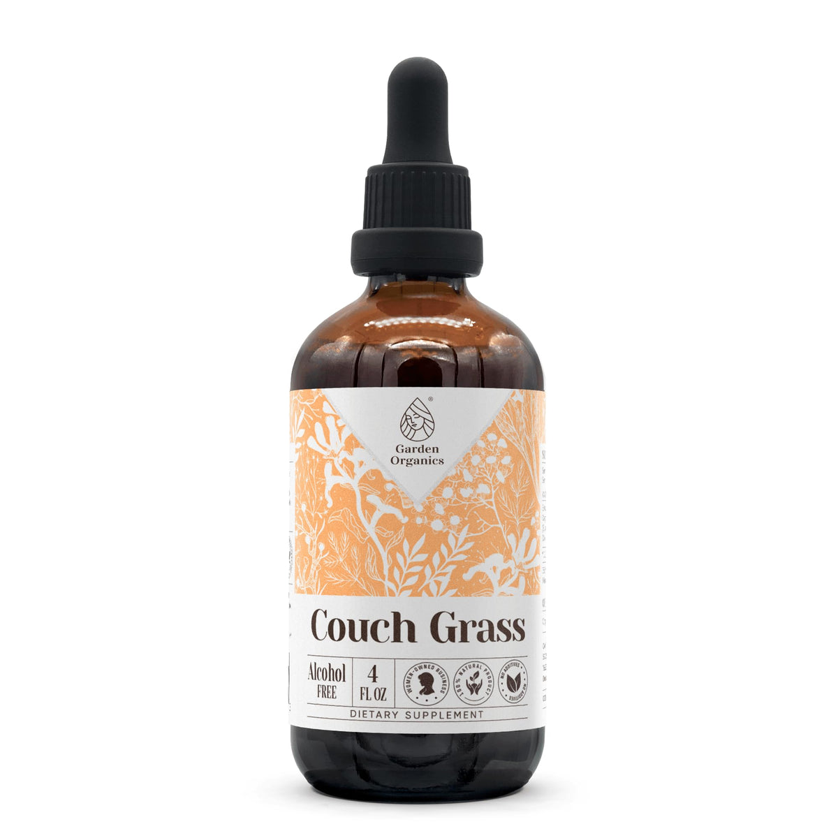 Garden Organics Couch Grass Alcohol-Free Natural Tincture Extract