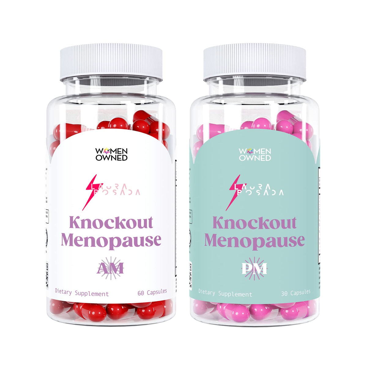 Knockout Menopause AM/PM Natural Relief Bundle - 90 Capsules