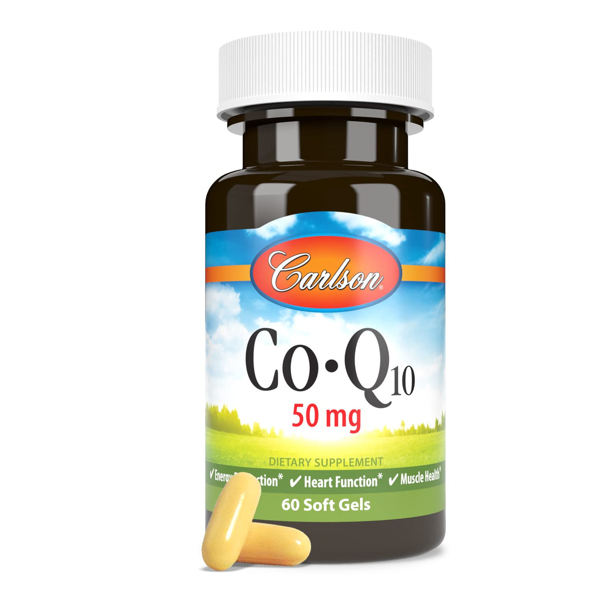 Carlson Co-Q10 50 mg - 60 Softgels - image 5