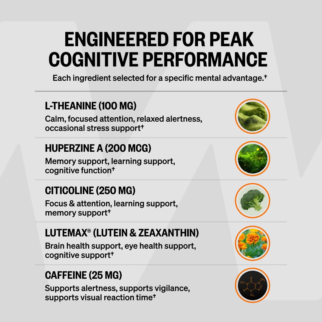 ONNIT Alpha Brain Black Label Nootropic Capsules - 80 Count - image 7