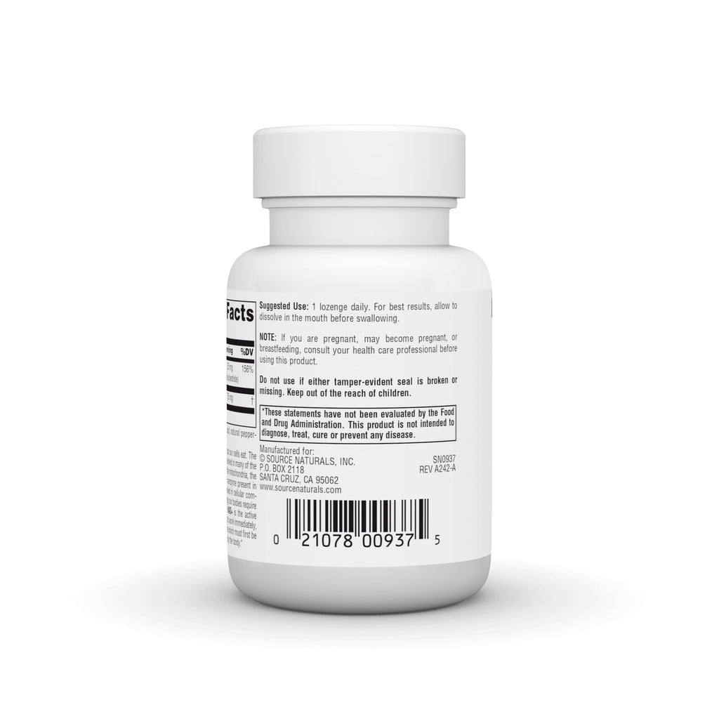Source Naturals NAD+ Coenzymated B-3 25 mg - 60 Lozenges - image 3