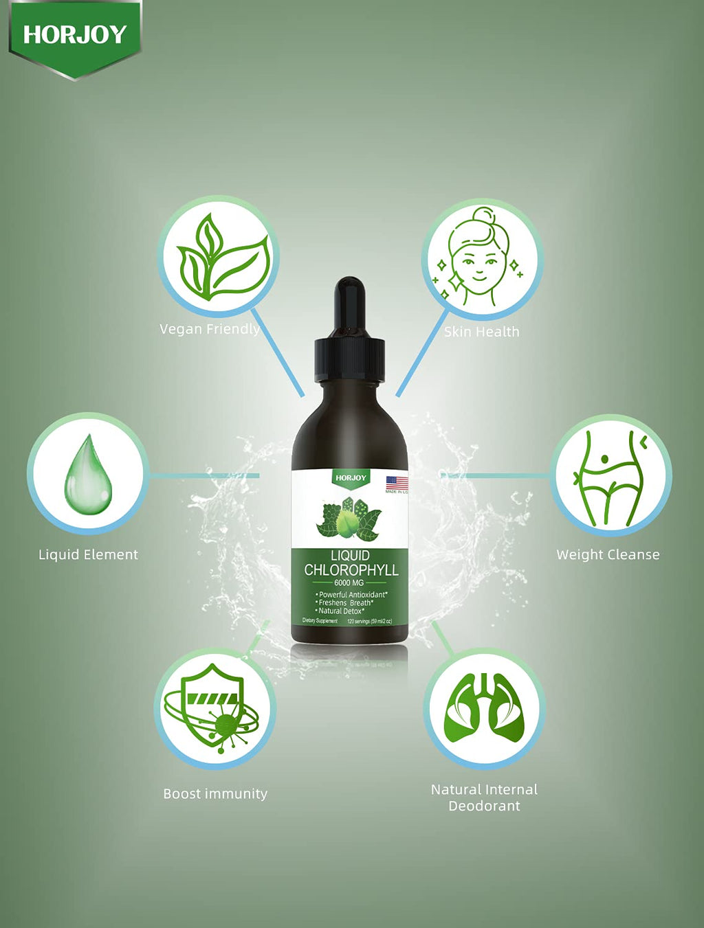 Horjoy Chlorophyll Liquid Drops